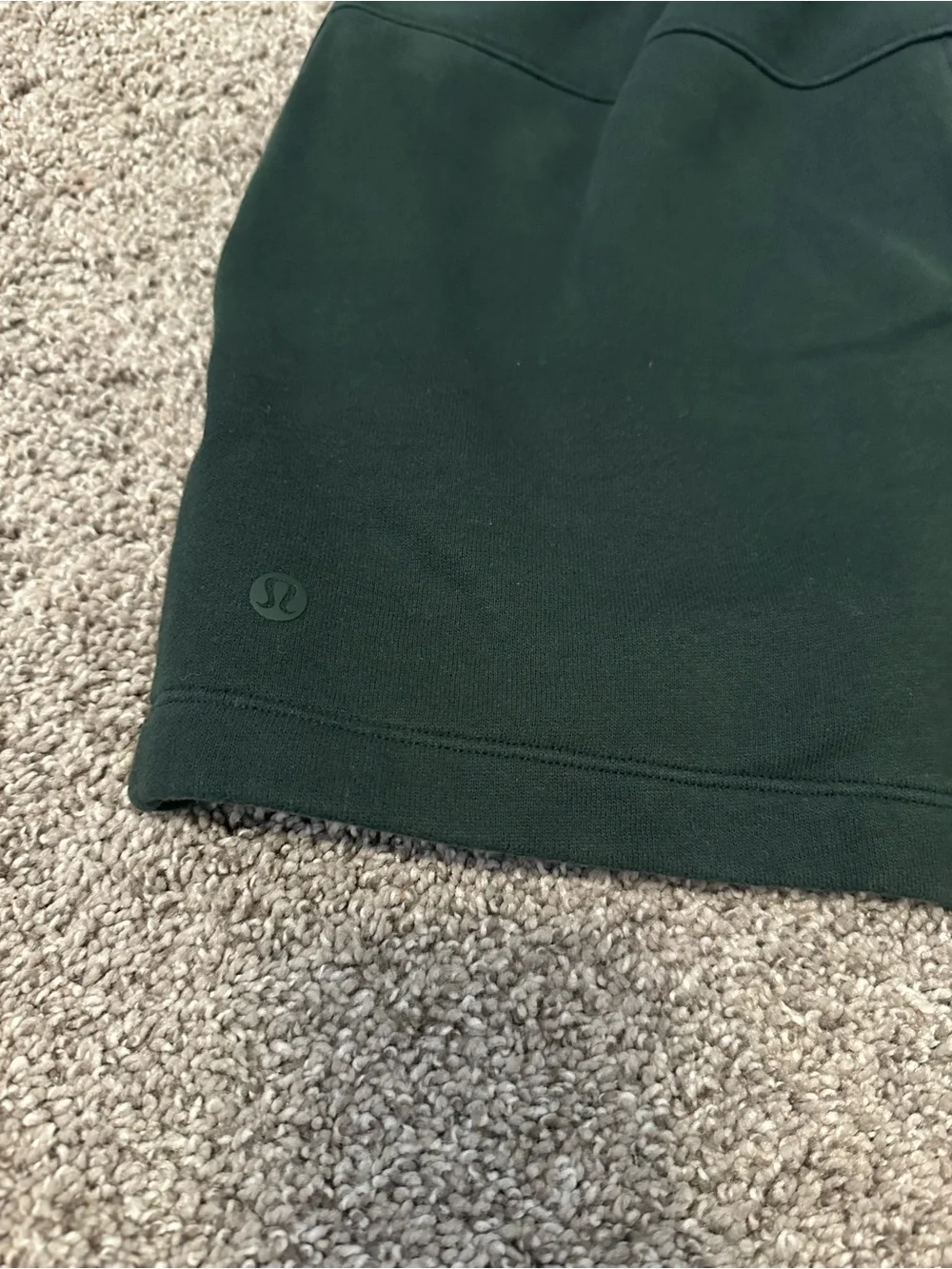 lululemon athletica Men's Forest Green Drawstring Athletic Shorts